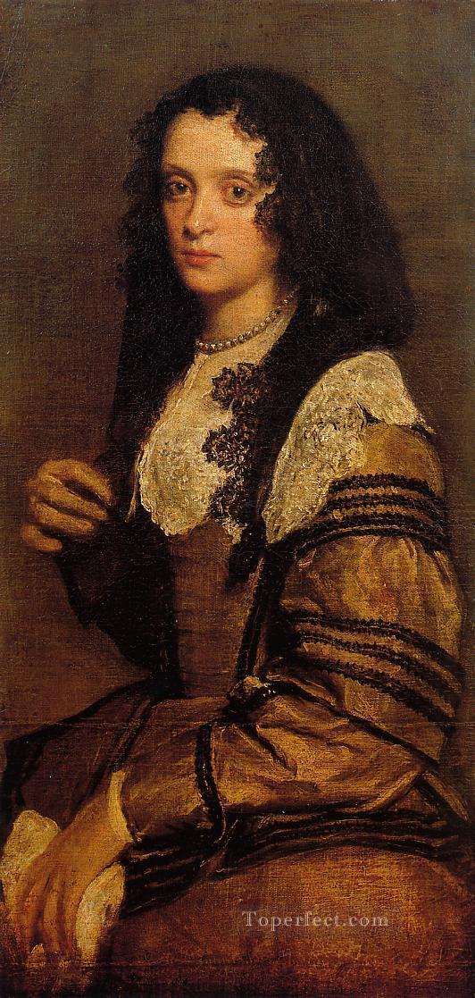 A Young Lady portrait Diego Velazquez Oil Paintings